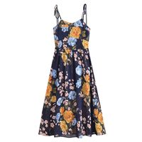 Women's Regular Dress Vacation Strap Zipper Sleeveless Flower Maxi Long Dress Outdoor Daily Beach main image 1