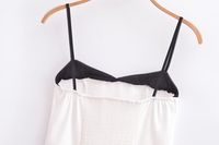 Women's Camisole Tank Tops Backless Simple Style Color Block main image 5