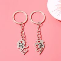 IG Style Simple Style Letter Heart Shape Alloy Bag Pendant Keychain sku image 2