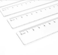 1 Piece Solid Color Daily Plastic Simple Style Ruler main image 2