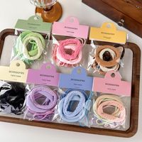 Women's Casual Simple Style Solid Color Rubber Band Hair Tie main image 11