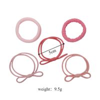 Women's Casual Simple Style Solid Color Rubber Band Hair Tie main image 3
