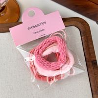 Women's Casual Simple Style Solid Color Rubber Band Hair Tie main image 4