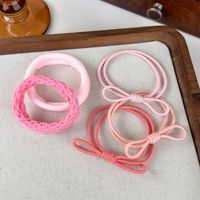 Women's Casual Simple Style Solid Color Rubber Band Hair Tie sku image 1