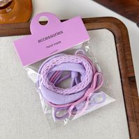 Women's Casual Simple Style Solid Color Rubber Band Hair Tie main image 5
