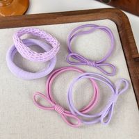 Women's Casual Simple Style Solid Color Rubber Band Hair Tie sku image 2
