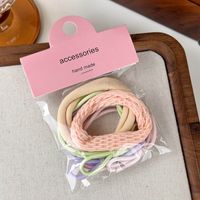 Women's Casual Simple Style Solid Color Rubber Band Hair Tie main image 8