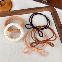 Women's Casual Simple Style Solid Color Rubber Band Hair Tie sku image 6