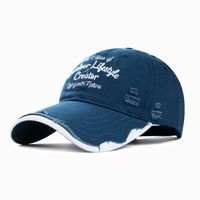 Unisex Casual Embroidery Retro Embroidery Curved Eaves Baseball Cap sku image 3