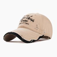 Unisex Casual Embroidery Retro Embroidery Curved Eaves Baseball Cap sku image 1