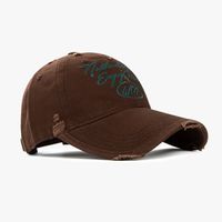 Unisex Casual Streetwear Letter Embroidery Curved Eaves Baseball Cap sku image 2