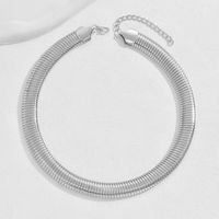 Simple Style Solid Color Alloy Women's Choker sku image 2