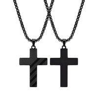 Rock Streetwear Cross Stainless Steel Men's Pendant Necklace main image 10