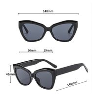 Streetwear Solid Color Leopard Ac Butterfly Frame Full Frame Women's Sunglasses main image 2