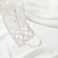 IG Style Sweet Star Heart Shape Stainless Steel Freshwater Pearl Beaded Women's Earrings Necklace main image 6