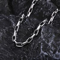 Rostfreier Stahl Felsen Einfacher Stil Strassenmode Einfarbig Armbänder Halskette main image 9