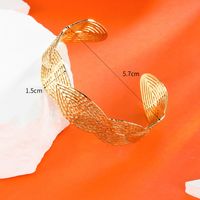 Simple Style Classic Style Solid Color 304 Stainless Steel 18K Gold Plated Bangle In Bulk main image 4