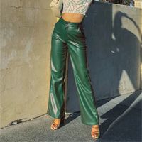 Women's Holiday Daily Simple Style Classic Style Solid Color Full Length Pocket Casual Pants main image 5