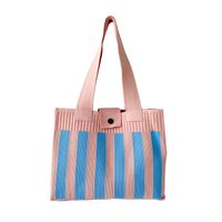 Women's Medium Polyester Stripe Beach Flip Cover Shoulder Bag main image 6