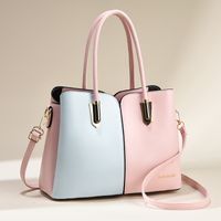 Women's Large Pu Leather Solid Color Elegant Zipper Buckle Handbag main image 5