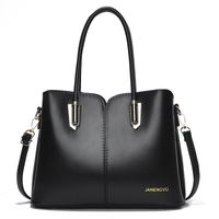 Women's Large Pu Leather Solid Color Elegant Zipper Buckle Handbag main image 3