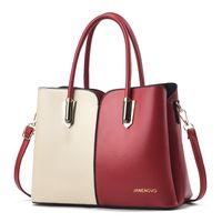 Women's Large Pu Leather Solid Color Elegant Zipper Buckle Handbag sku image 4