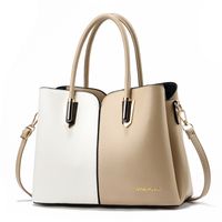 Women's Large Pu Leather Solid Color Elegant Zipper Buckle Handbag sku image 5
