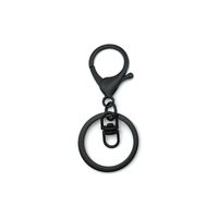 Wholesale Keychain Ring Chain Metal Pendant Snap Hook Door Latch Lobster Buckle Three-Piece Set Color Retention Plated Diy Ornament Accessories sku image 15
