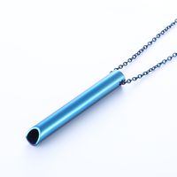 Casual Simple Style Whistle Stainless Steel Plating Unisex Pendant Necklace Long Necklace sku image 6