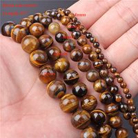 Natural Tigereye Spacer Beads Beaded Diy Ornament Accessories Scattered Beads Semi-Finished Products Handmade Yellow Tiger Abacus Beads sku image 1