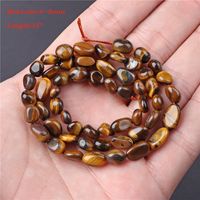Natural Tigereye Spacer Beads Beaded Diy Ornament Accessories Scattered Beads Semi-Finished Products Handmade Yellow Tiger Abacus Beads sku image 17