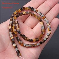 Natural Tigereye Spacer Beads Beaded Diy Ornament Accessories Scattered Beads Semi-Finished Products Handmade Yellow Tiger Abacus Beads sku image 10
