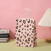 Cute Zebra Tiger Skin Leopard Paper Street Gift Bags sku image 1