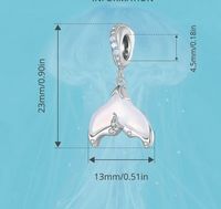 Argent Ziyun Original Fantasy Ocean Série Méduse Fishtail Diy Pendentif Niche S925 Argent Perlé Bijoux Accessoires main image 2