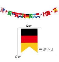 Football World Cup Letter American Flag Football Paper Party Carnival Hanging Ornaments Banner Decorative Props sku image 3