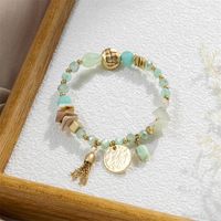 Simple Style Classic Style Color Block Alloy Glass Beaded Women's Bracelets sku image 4