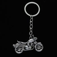 Streetwear Cool Style Round Dots Motorcycle Stainless Steel Bag Pendant Keychain main image 1