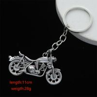Streetwear Cool Style Round Dots Motorcycle Stainless Steel Bag Pendant Keychain main image 3