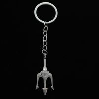 Funny Letter Stainless Steel Asymmetrical Keychain main image 1