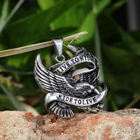 1 Piece Stainless Steel Eagle Pendant main image 1