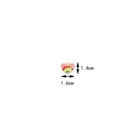 10 PCS/Package Alloy Pentagram Rainbow Heart Shape Pendant sku image 13
