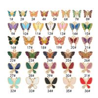10 PCS/Package Alloy Butterfly Pendant main image 5