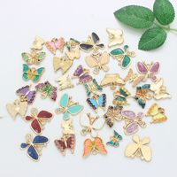 10 PCS/Package Alloy Butterfly Pendant main image 1
