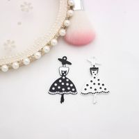 10 PCS/Package 1.5 * 20mm 14 * 14mm 7 * 12mm Alloy Rhinestones Pearl Number Heart Shape Bow Knot Polished Pendant main image 7