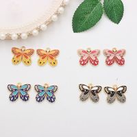 10 PCS/Package 22 * 18mm 27 * 18mm 28 * 18mm Alloy Butterfly Moth Polished Pendant main image 5