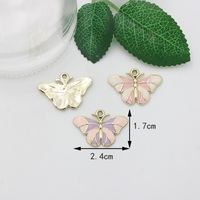 10 PCS/Package 22 * 18mm 27 * 18mm 28 * 18mm Alloy Butterfly Moth Polished Pendant main image 2