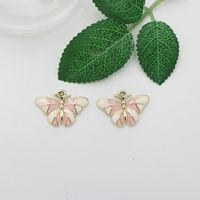 10 Pièces/Paquet 22*18mm 27*18mm 28*18mm Alliage Papillon Moth Brillant Pendentif sku image 1