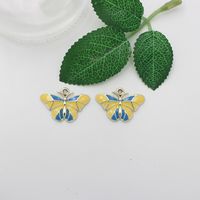 10 PCS/Package 22 * 18mm 27 * 18mm 28 * 18mm Alloy Butterfly Moth Polished Pendant sku image 4