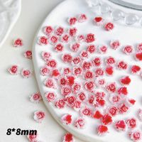 Sweet Flower Resin Nail Decoration Accessories 1 Set sku image 14