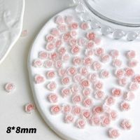 Sweet Flower Resin Nail Decoration Accessories 1 Set sku image 8
